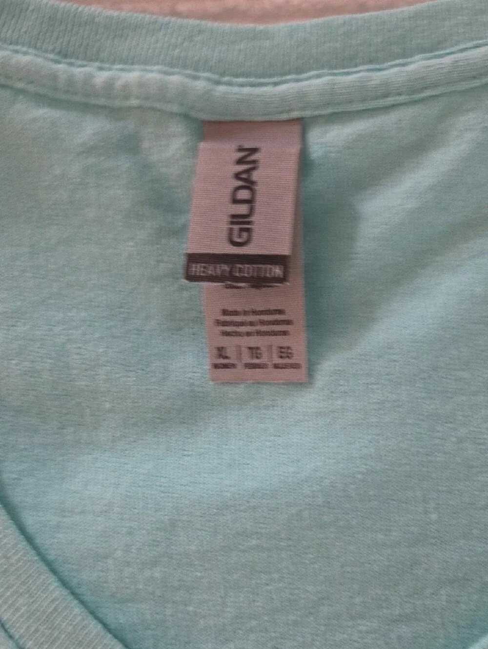 Seafoam Naples Graphic V-Neck Tee - XL